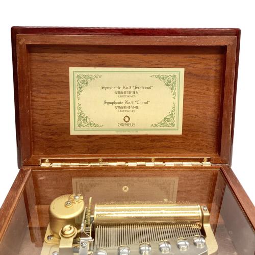オルフェウス　オルゴール　運命　合唱　50弁 オルゴール ORPHEUS 50弁 交響曲第5番「運命」 交響曲第9番
