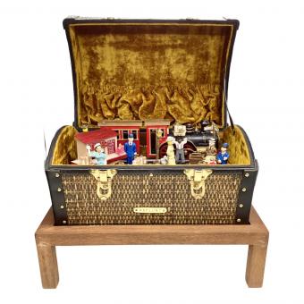 ハンドクラフト ジオラマオルゴール 「FLY ME TO THE MOON」