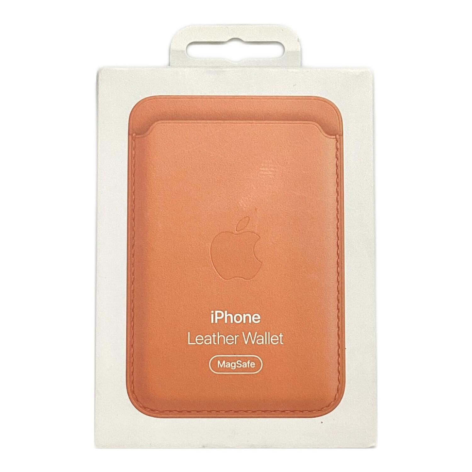 レザーウォレット オレンジ MagSafe対応 MPPY3FE/A｜トレファク