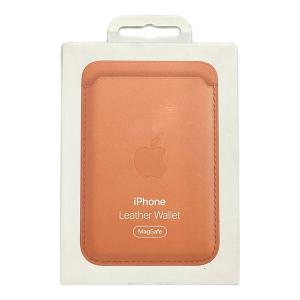 レザーウォレット オレンジ MagSafe対応 MPPY3FE/A