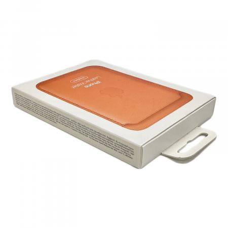 iPhoneレザーウォレット オレンジ MPPY3FE/A【MagSafe対応】 レザーウォレット オレンジ MagSafe対応 MPPY3FE/A｜トレファクONLINE