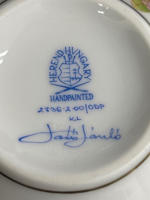 Herend (ヘレンド) カップ フォレ（鳥）/マスターペインター