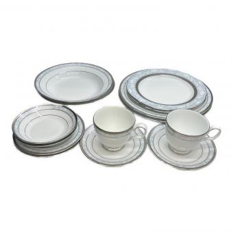 Noritake (ノリタケ) 食器セット ハンプシャープラチナ　14pcディナーペア