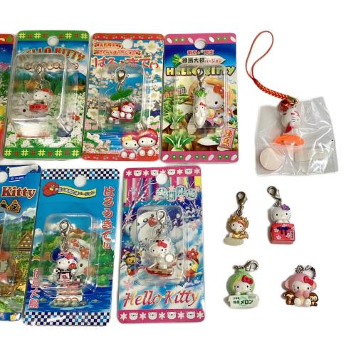 HELLO KITTY ご当地ストラップ・キーホルダー アソート 16本セット
