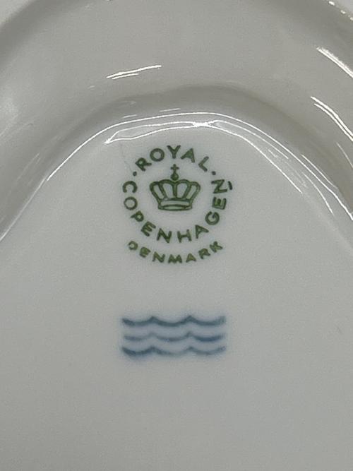 ROYAL COPENHAGEN (ロイヤル・コペンハーゲン) ソースボート ホワイトフルーテッド・ハーフレース USED