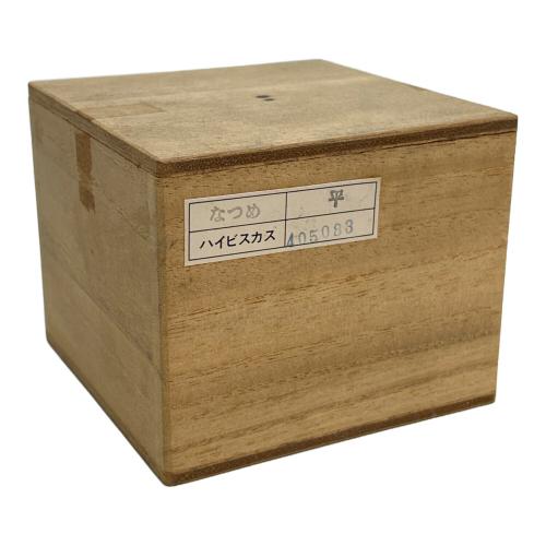 琉球漆器(リュウキュウシッキ) 棗(なつめ) ハイビスカス 茶器