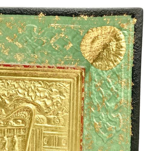 飾皿 本金箔 二代目松本石亭造