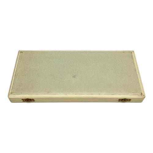 楊枝 花・結び文モチーフ SILVER950 ニッケルシルバー