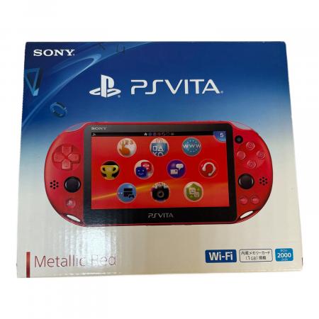 SONY (ソニー) PSVITA PCH-2000 メタリックレッド｜トレファクONLINE