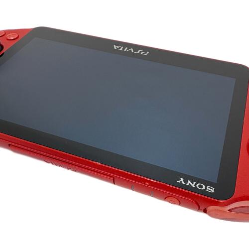 PlayStation Vita 本体 PCH-2000 メタリック・レッド Amazon.com: Sony PlayStation Vita 2000 Wi-Fi Metallic Red (Japan