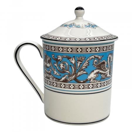 Wedgwood (ウェッジウッド) 蓋付マグカップ フロレンティーン