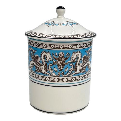 Wedgwood (ウェッジウッド) 蓋付マグカップ フロレンティーン・ターコイズ USED