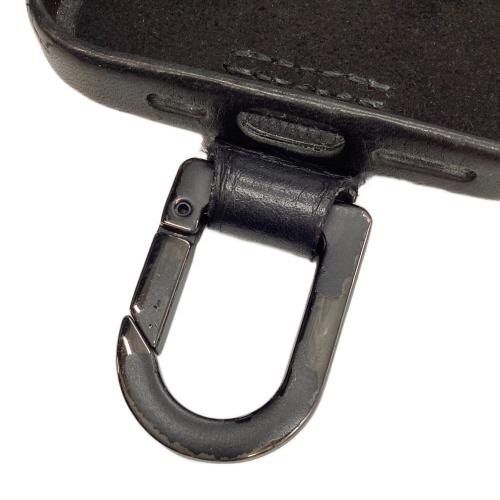 レザーストラップ iPhone14ケースセット ブラック