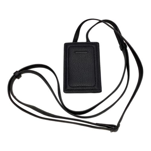 レザーストラップ iPhone14ケースセット ブラック