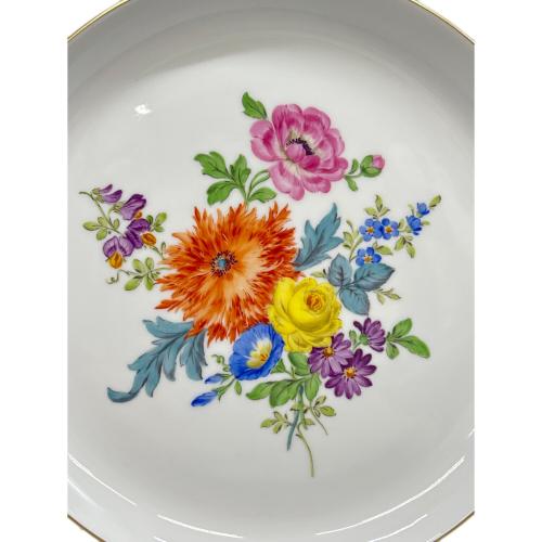 Meissen (マイセン) プレート フラワーブーケ 飾り皿