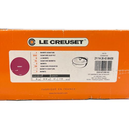 LE CREUSET (ルクルーゼ) 鍋 シグニチャー マルミット 26cm 4.1L