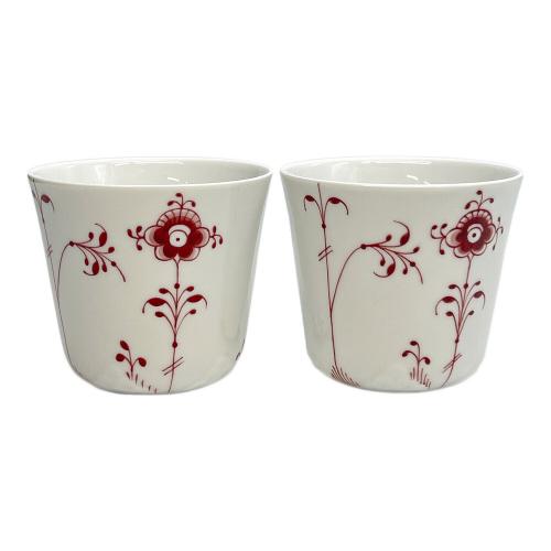 ROYAL COPENHAGEN (ロイヤル・コペンハーゲン) フリーカップ カラーエレメンツ バーガンディ 2Pセット