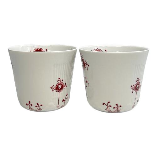 ROYAL COPENHAGEN (ロイヤル・コペンハーゲン) フリーカップ カラーエレメンツ バーガンディ 2Pセット