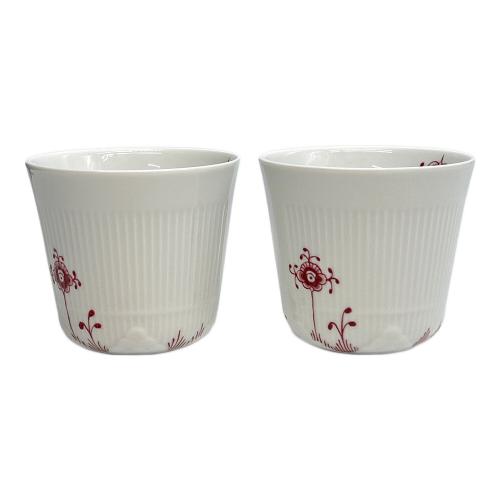 ROYAL COPENHAGEN (ロイヤル・コペンハーゲン) フリーカップ カラーエレメンツ バーガンディ 2Pセット