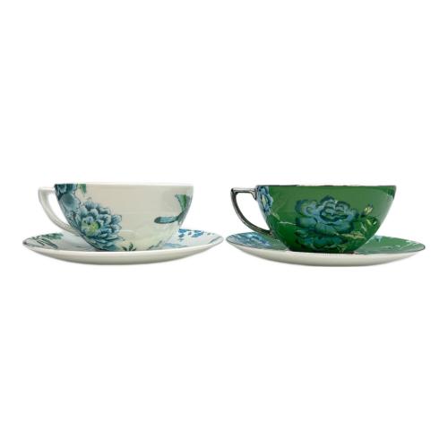 Wedgwood (ウェッジウッド) カップ&ソーサー 2Pセット ジャスパー