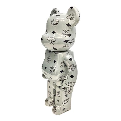 BE@RBRICK MCM WHITE CHROME Ver. 100％ 400％