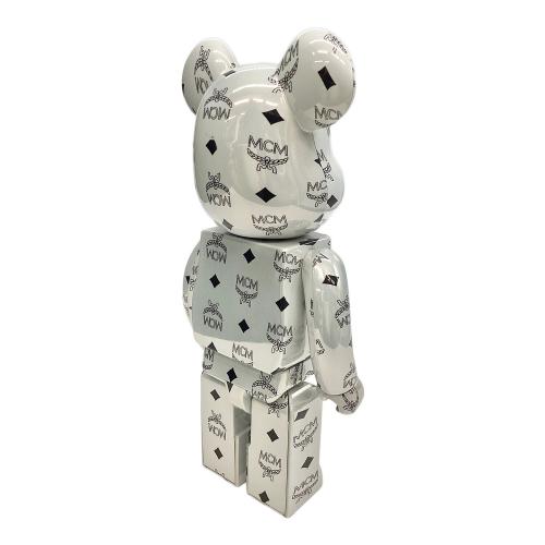 BE@RBRICK MCM WHITE CHROME Ver. 100％ 400％