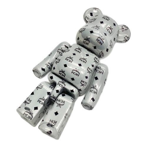 BE@RBRICK MCM WHITE CHROME Ver. 100％ 400％