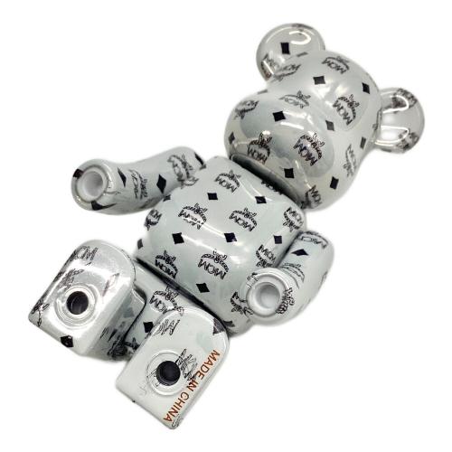 BE@RBRICK MCM WHITE CHROME Ver. 100％ 400％