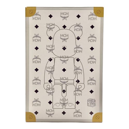 BE@RBRICK MCM WHITE CHROME Ver. 100％ 400％