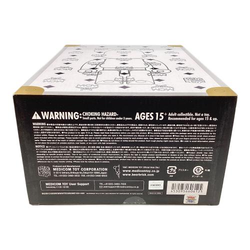 BE@RBRICK MCM WHITE CHROME Ver. 100％ 400％