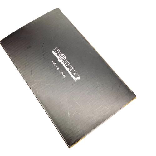 BE@RBRICK MCM WHITE CHROME Ver. 100％ 400％