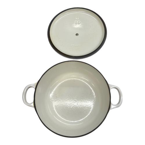 LE CREUSET (ルクルーゼ) 鍋 SIZE 20cm シェルピンク シグニチャー ココット・ロンド USED