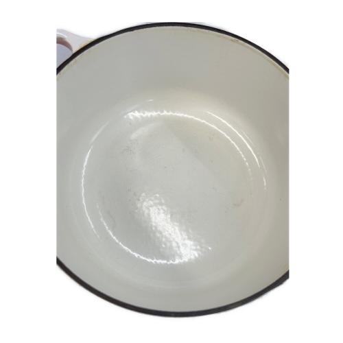LE CREUSET (ルクルーゼ) 鍋 SIZE 20cm シェルピンク シグニチャー ココット・ロンド USED