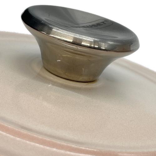 LE CREUSET (ルクルーゼ) 鍋 SIZE 20cm シェルピンク シグニチャー ココット・ロンド USED