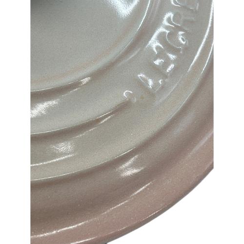LE CREUSET (ルクルーゼ) 鍋 SIZE 20cm シェルピンク シグニチャー ココット・ロンド USED