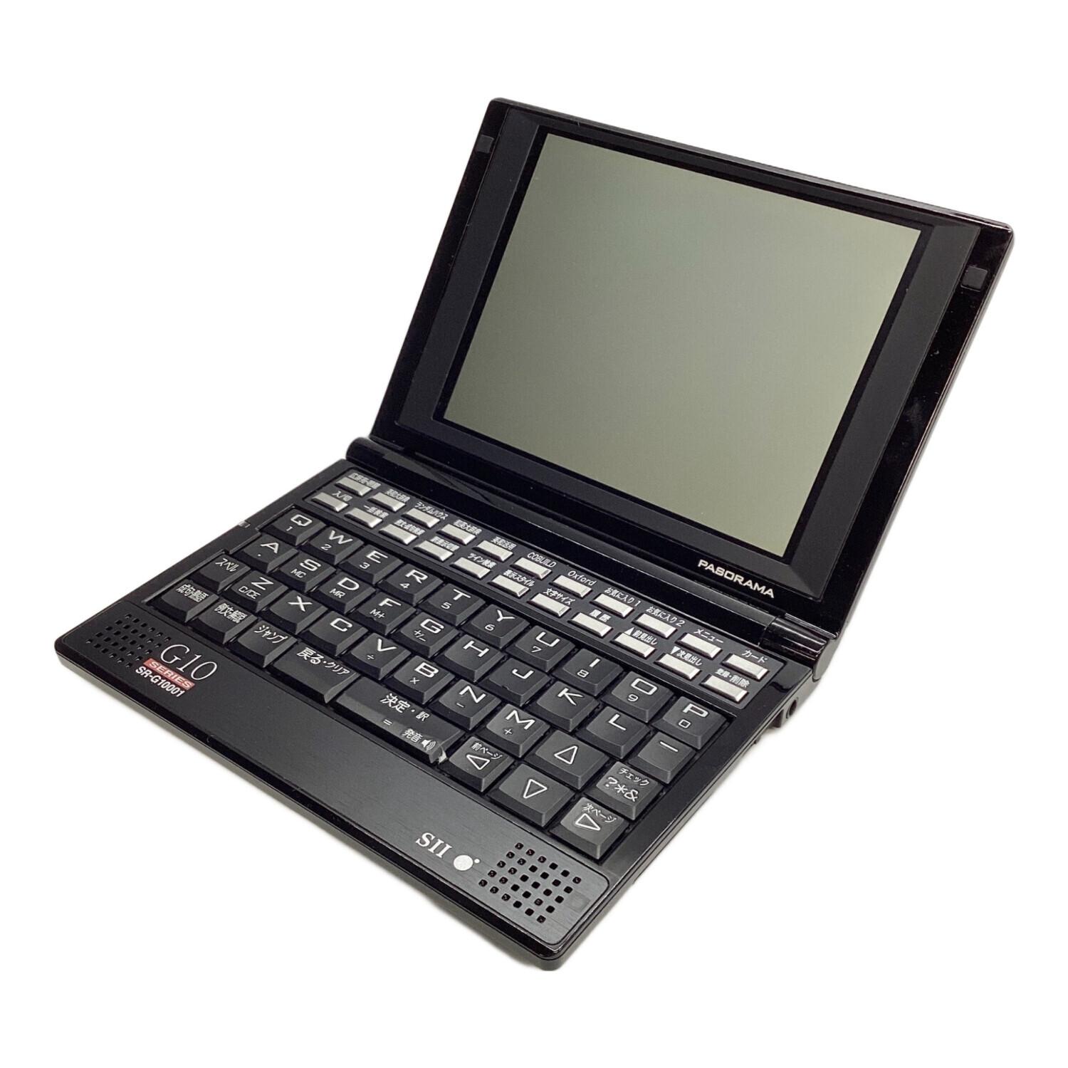 電子辞書 PASORAMA G10 SR-G10001 ロングマン DC-A018付属｜トレファク