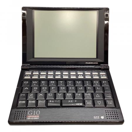 電子辞書 PASORAMA G10 SR-G10001 ロングマン DC-A018付属｜トレファク