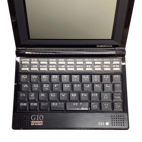 電子辞書 PASORAMA G10　SR-G10001 ロングマン DC-A018付属