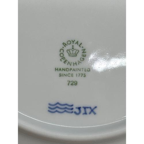 ROYAL COPENHAGEN (ロイヤル・コペンハーゲン) マグ&プレート 各2Pセット ブルーライン