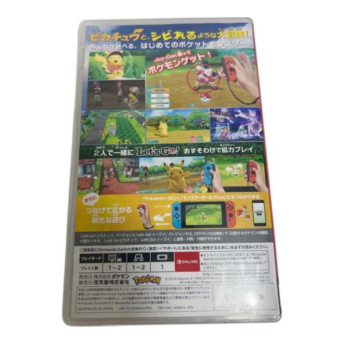 ポケットモンスターLet's Go!ピカチュウ Nintendo Switch用ソフト CERO A (全年齢対象)