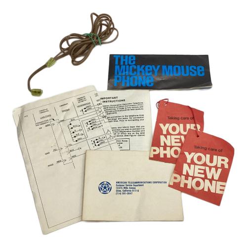 DISNEY (ディズニー) ミッキーマウス電話機