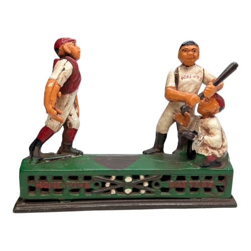 鋳造 貯金箱 iron coin bank Baseball 野球