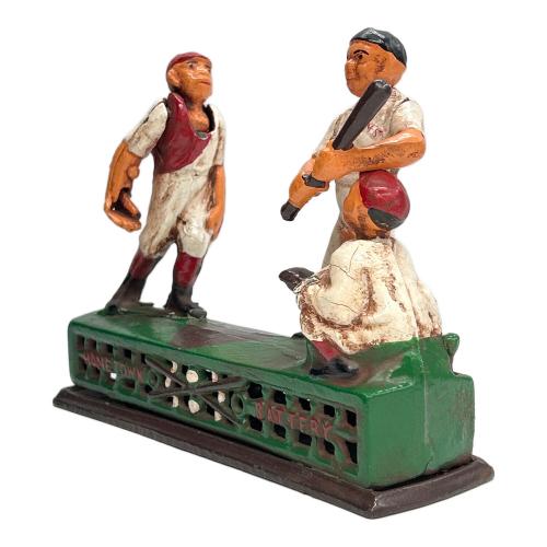 鋳造 貯金箱 iron coin bank Baseball 野球