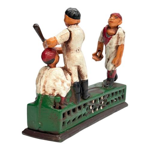 鋳造 貯金箱 iron coin bank Baseball 野球