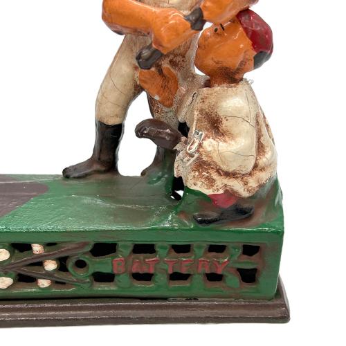 鋳造 貯金箱 iron coin bank Baseball 野球