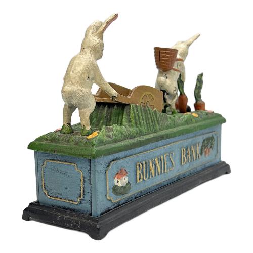 鋳造 貯金箱 iron coin bank BUNNIES BANK バニー