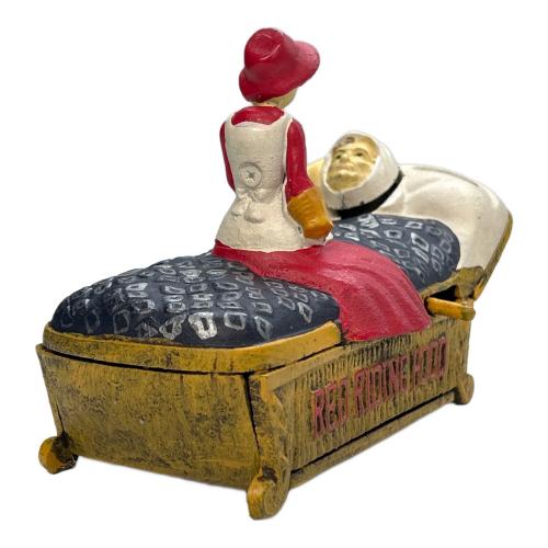 貯金箱 赤ずきん iron coin bank RED RIDING HOOD 鋳造