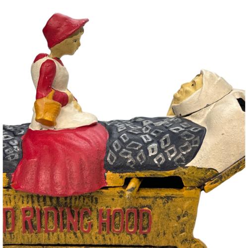 貯金箱 赤ずきん iron coin bank RED RIDING HOOD 鋳造