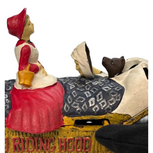 貯金箱 赤ずきん iron coin bank RED RIDING HOOD 鋳造