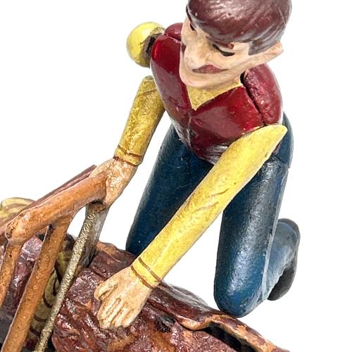 鋳造 貯金箱 iron coin bank WOODCUTTER BANK 木こり